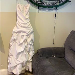 White embellished dress